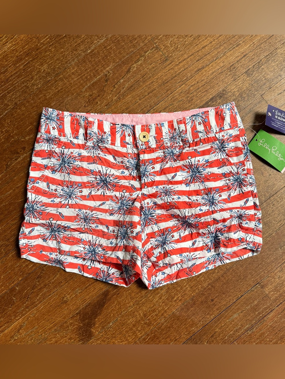 Lilly Pulitzer Callahan Short in “She’s a Firecracker Glow.”